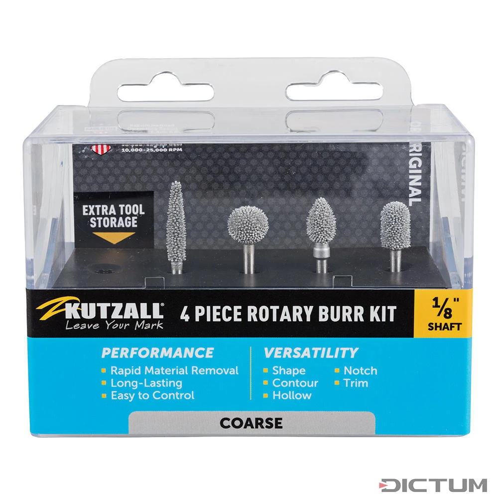 Jeu De Fraises à Râper Kutzall, Original, Gros Grain, Ø Tige 3,2 Mm – Image 2