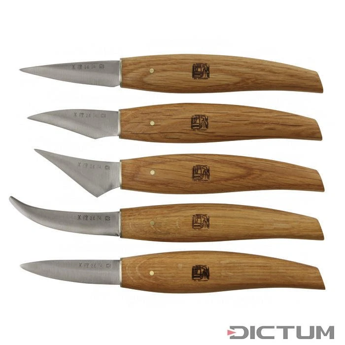 Jeu De Couteaux De Sculpture, 5 Pièces
