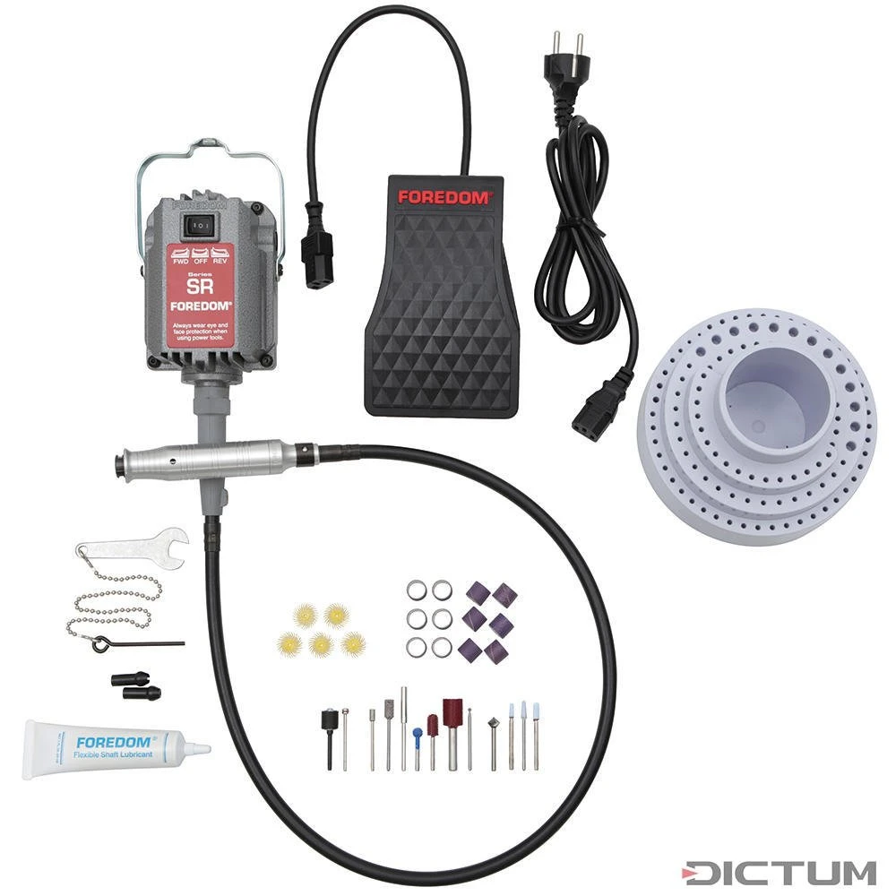 Moteur De Fraisage Foredom Avec Bras Flexible, Set Complet 3 Moteur De Fraisage Foredom Avec Bras Flexible, Set Complet