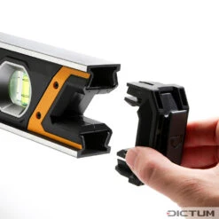 Niveau à Bulle Magnétique ToughBuilt, Avec éclairage Des Bulles, 60 Cm -Accueil Outils Boutique 714733 04 A WE 8 ToughBuilt Magnetwasserwaage mit Libellen Beleuchtung WZ jpg