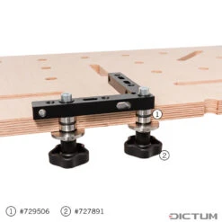 Équerre De Serrage Universelle 90/45, 2 Pièces -Accueil Outils Boutique 729529 05 A WE 8 Universal Spannwinkel 90 45 2 St ck WZ jpg