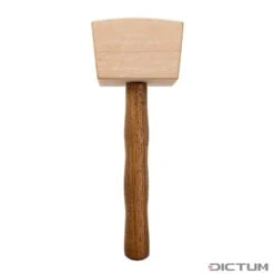 Maillet DICTUM à Tête Rectangulaire Et Manche En Bois De Hickory Traité, 600 G