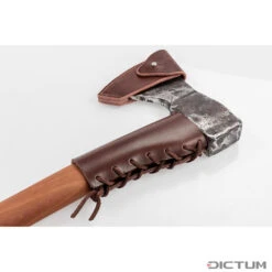 Rev. En Cuir P. Manche De Hachette Forestière DICTUM, Cuir De Bovin, Brun Foncé -Accueil Outils Boutique 730880 01 A WE 8 DICTUM Axt Collar f r Forstbeil Rindsleder dunkelbraun WZ jpg